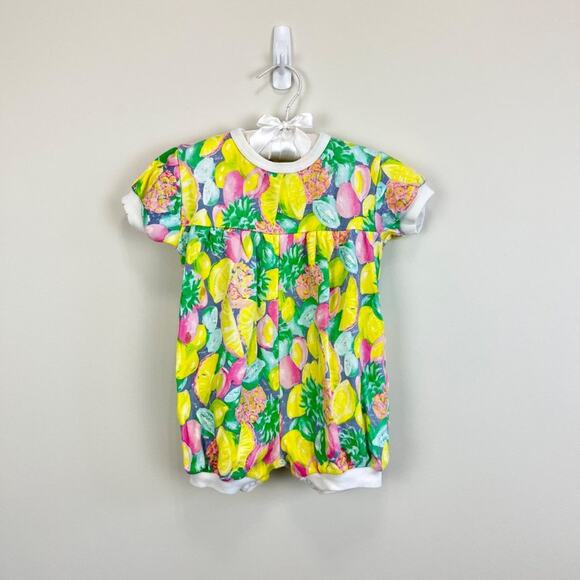 Vintage Yummy Kids Fruit Romper 24 Months